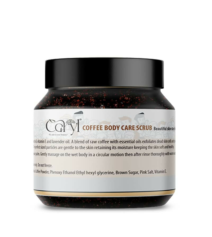 Caryl 125 GM Coffee Body Care Scrub for Glowing and Healthy Skin | Effectively Removes Dead Skin | Travel Size for Office and Outdoor Use | Suitable for Men and Women