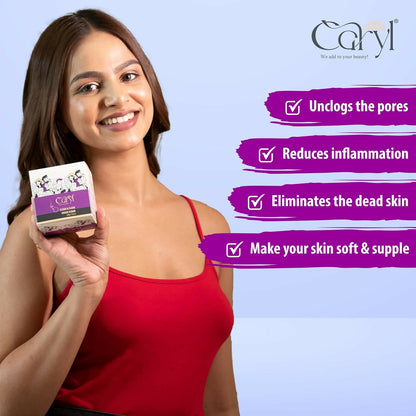 Caryl 200 gm Clean & Clear Sugar Face Scrub | Tan & Dirt Removal Scrub | Skin Exfoliating, Removes Blackhead, Dead Skin | Face & Body Scrub for Women & Men | All Skin Types | Paraben & Sulfate Free