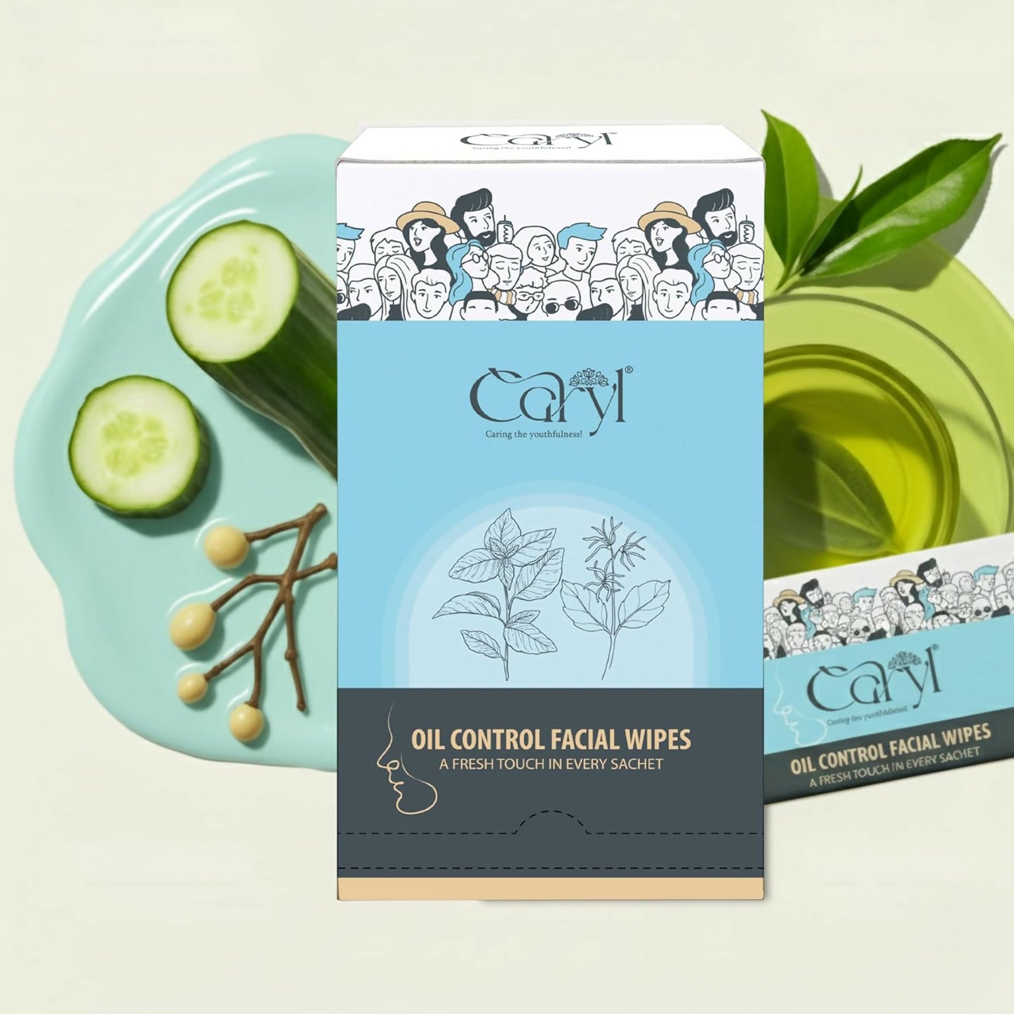 CARYL Micelle Glow makeup remover micellar water facial wet wipes for women (72 Single use Sachets) | Micellar Water Formula with Aloe Vera, Chamomile Extract, D Panthenol | Gentle Facial Cleansing Wet Tissues for Soft, Hydrated Skin, lipstick remover wip