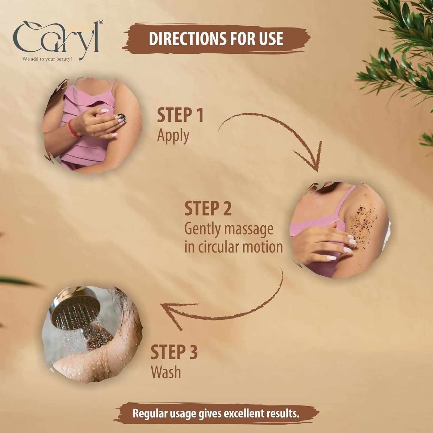 Caryl 125 GM Coffee Body Care Scrub for Glowing and Healthy Skin | Effectively Removes Dead Skin | Travel Size for Office and Outdoor Use | Suitable for Men and Women