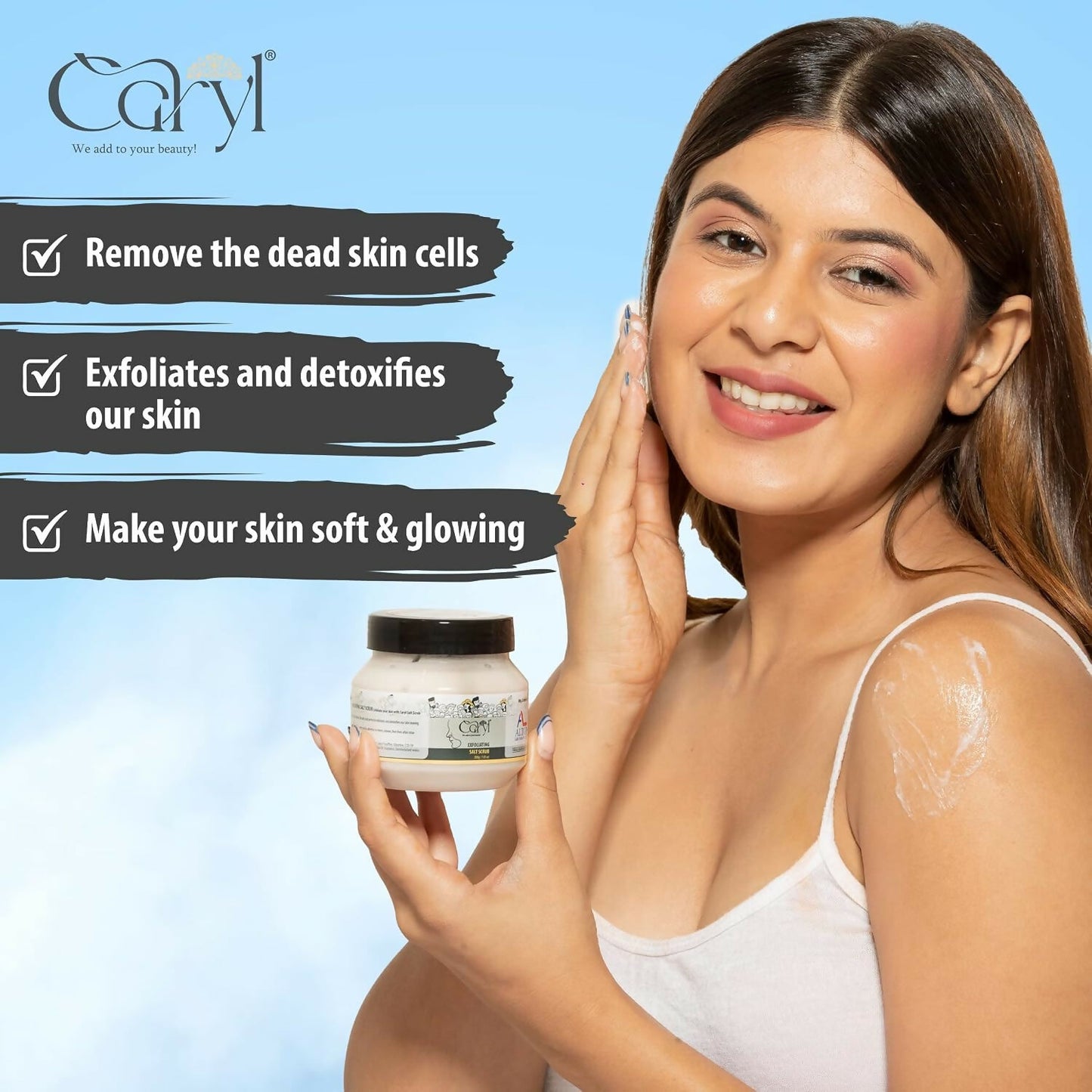 Caryl 200 GM Deep Exfoliation and Dead Skin Remover Scrub| Revitalize All Skin Cleanser Scrub | Travel Size for Office and Outdoor Use | Suitable for Men and Women