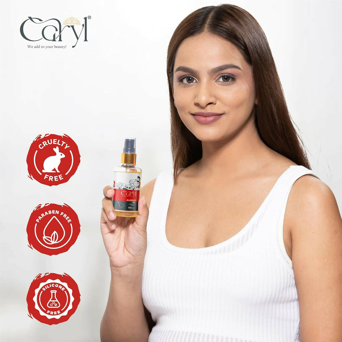 Caryl 200 ML Almond Hair Oil | Reduce Hair Fall and Gives You Strong & Silky Hair | Suitable for Women & Men
