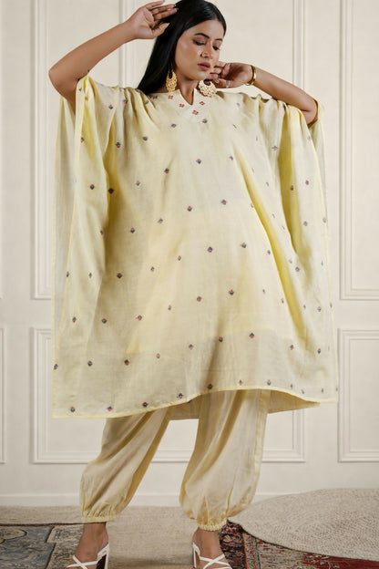 JAMDANI YELLOW PANTS