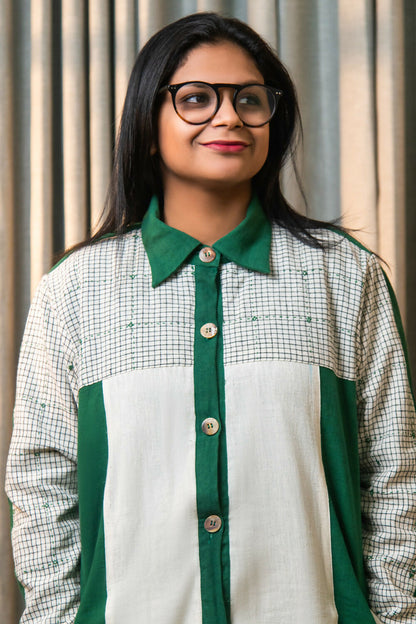 LONG HANDWOVEN COAT