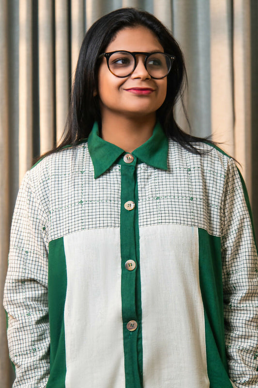 LONG HANDWOVEN COAT