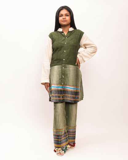 ROOTDAHLIA GREEN PANTS