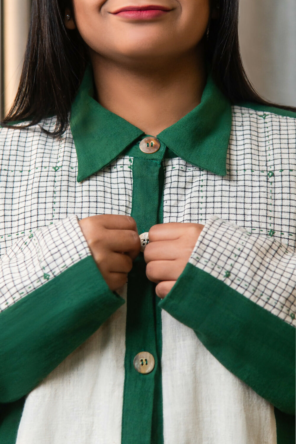 LONG HANDWOVEN COAT