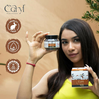Caryl 125 GM Coffee Body Care Scrub for Glowing and Healthy Skin | Effectively Removes Dead Skin | Travel Size for Office and Outdoor Use | Suitable for Men and Women