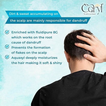 Caryl Anti-Dandruff & Hair Fall Control Combo with Onion Seed Hair Oil 100ml & Shampoo 300ml for Hair Growth, Dandruff Relief, Itchy Scalp, Frizz Control & Strong Roots | Sulfate & Paraben Free