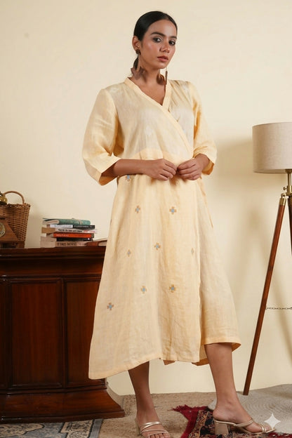HANDCRAFTED WRAP DRESS
