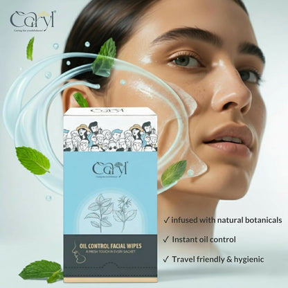 CARYL Micelle Glow makeup remover micellar water facial wet wipes for women (72 Single use Sachets) | Micellar Water Formula with Aloe Vera, Chamomile Extract, D Panthenol | Gentle Facial Cleansing Wet Tissues for Soft, Hydrated Skin, lipstick remover wip