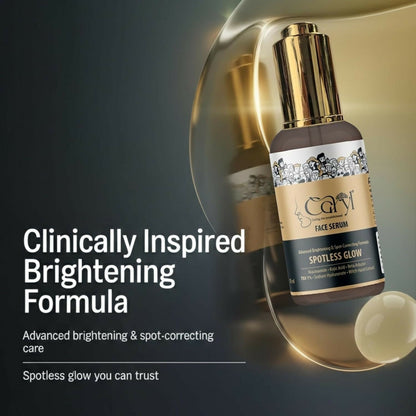 Caryl Spotless Glow Face Serum for Dark Spots & Pigmentation | Niacinamide, Kojic Acid Dipalmitate & Beta Arbutin | Brightening & Hydrating Serum for Even Skin Tone, Acne Marks & Pores | 30 ml