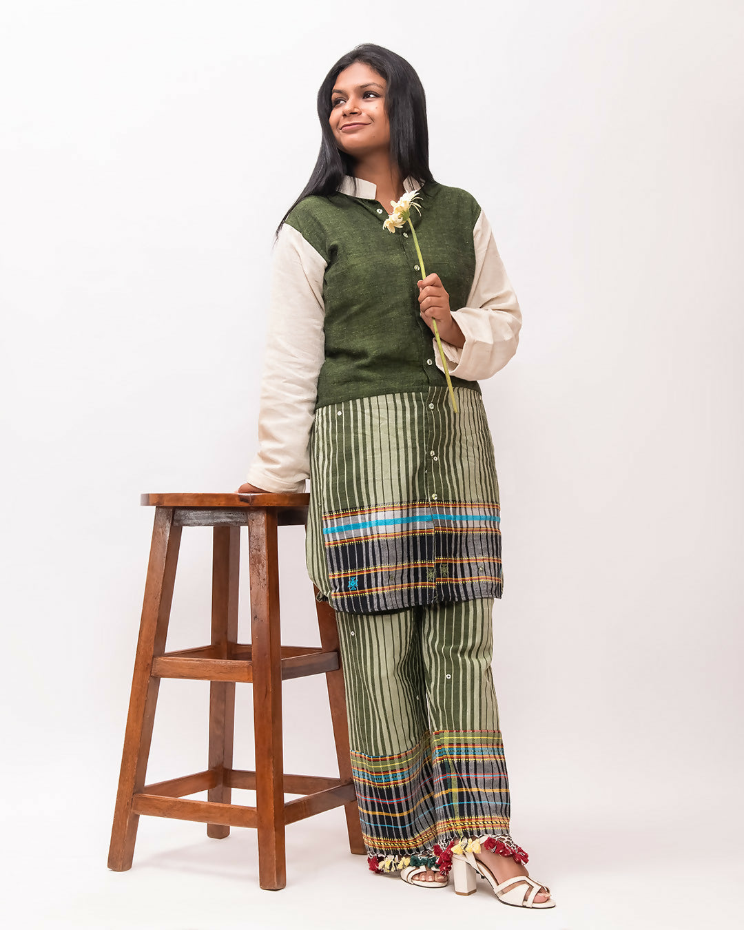ROOTDAHLIA GREEN PANTS