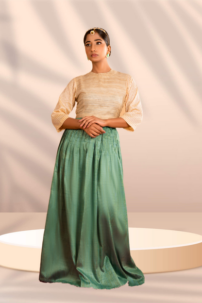 RADIANT PLEAT SKIRT