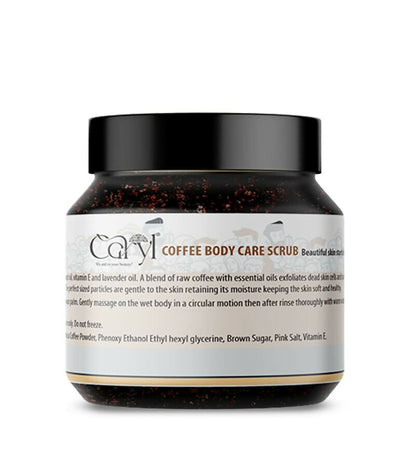 Caryl 125 GM Coffee Body Care Scrub for Glowing and Healthy Skin | Effectively Removes Dead Skin | Travel Size for Office and Outdoor Use | Suitable for Men and Women