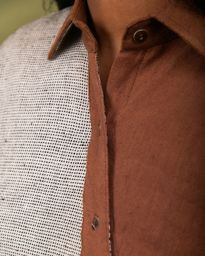 AATH TAKA ASYMMETRICAL SHIRT