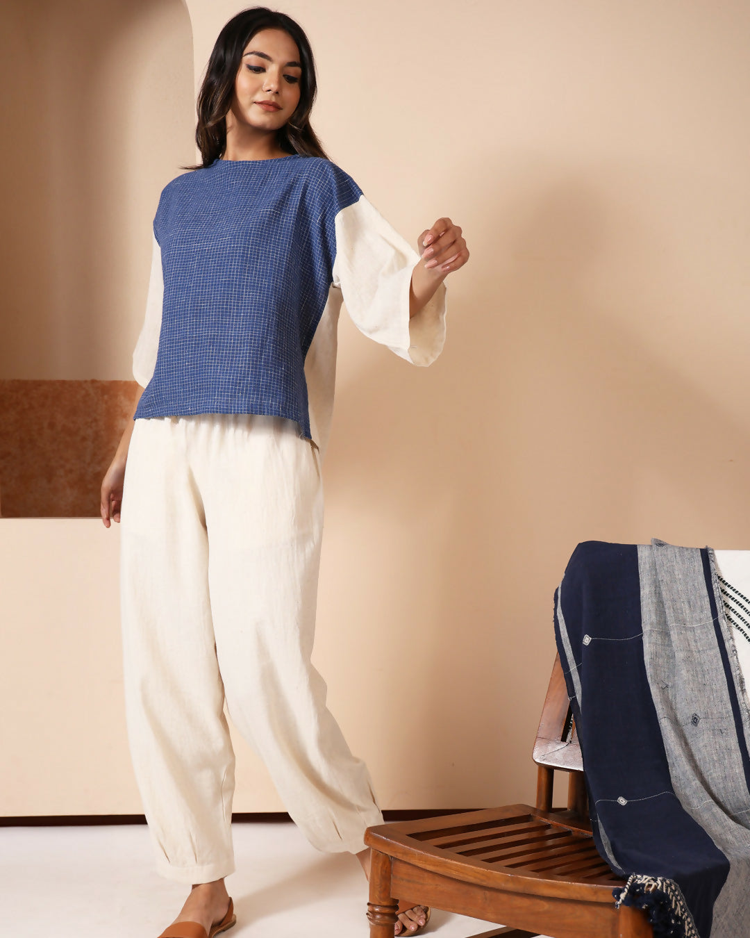 HANDLOOM BERMUDA PANTS