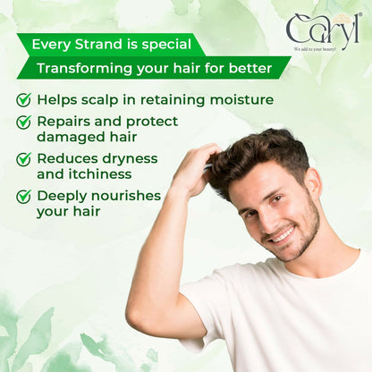 Caryl Gentle Care Shampoo | Enriched with Biotin, Almond Oil & Green Tea Extract | Repairs and Protect Damaged Hair | Sulphate Free | Suitable for Men & Women – 300 ML